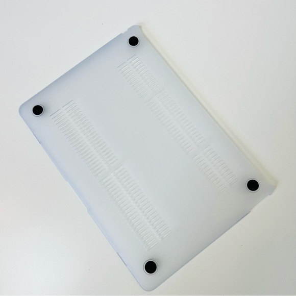 MacBook Air 13 Inch Pink & Purple Crystal Marbled Hard Case & Keyboard Protector - Picture 6 of 9